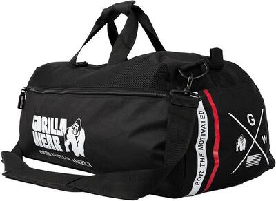 Norris hybrid gym bag/backpack - zwart