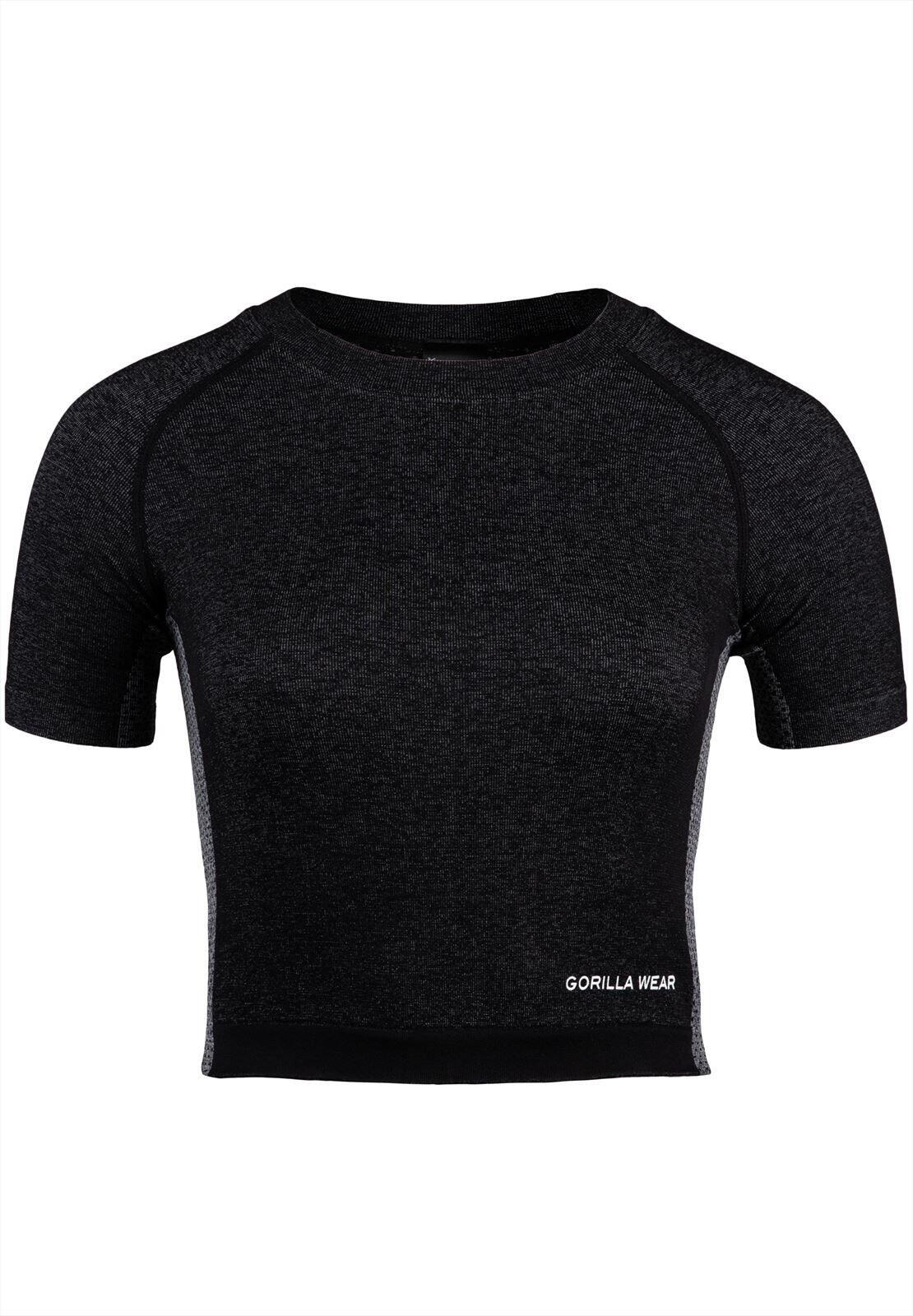 Selah Sin costura Top corto - Negro 3/6