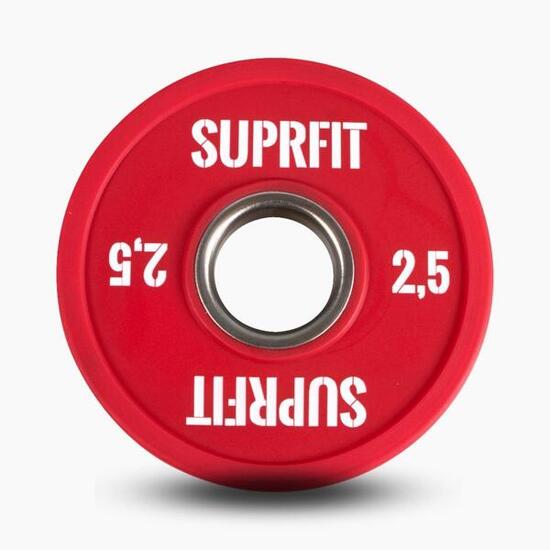 Suprfit Mini Bumper Plates (à l'unité) - 2,5 kg