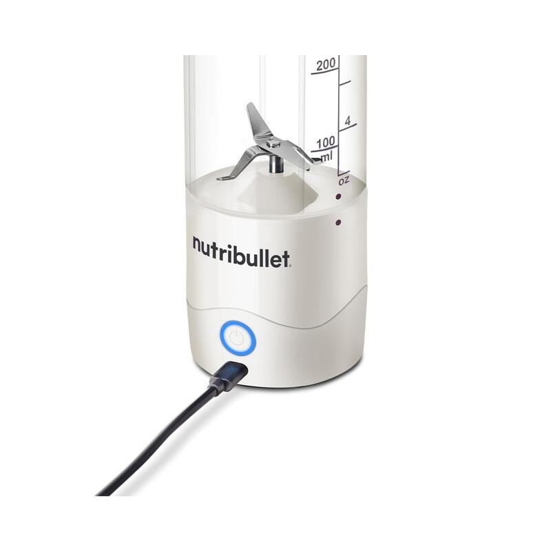 Blender portabil Nutribullet® 0C22300093, capacitate 475 ml, USB-C, alb