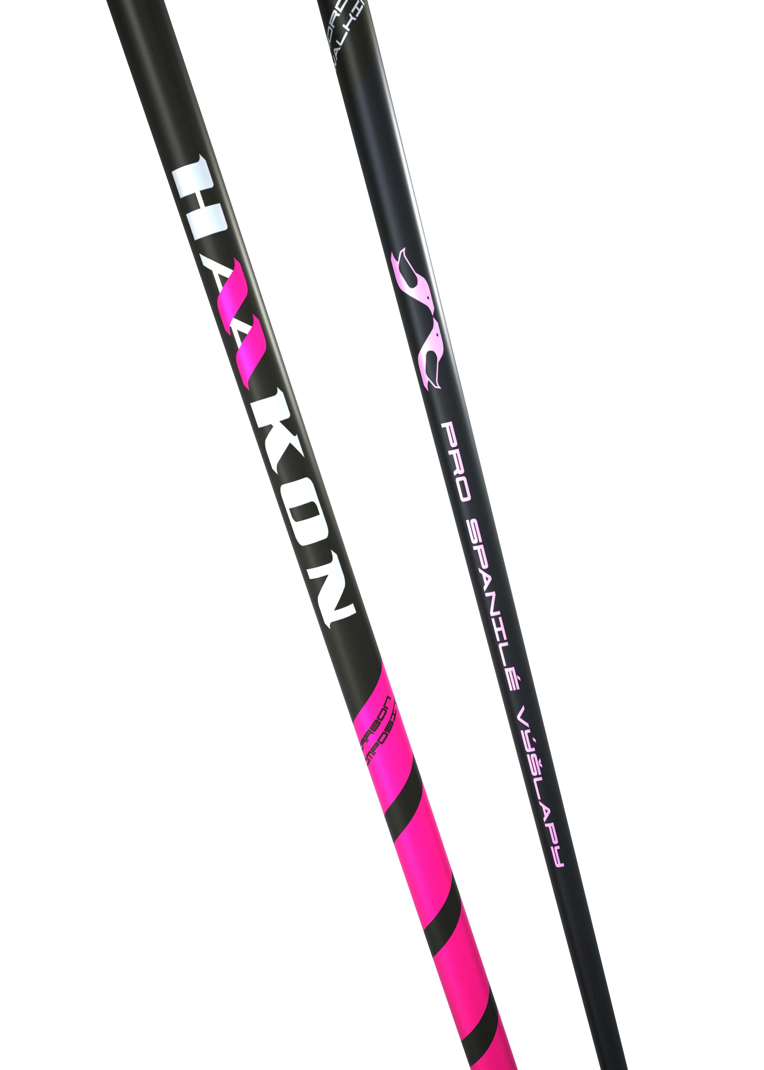 Nordic walking stokken Black-Pink Carbon Composite 2/7