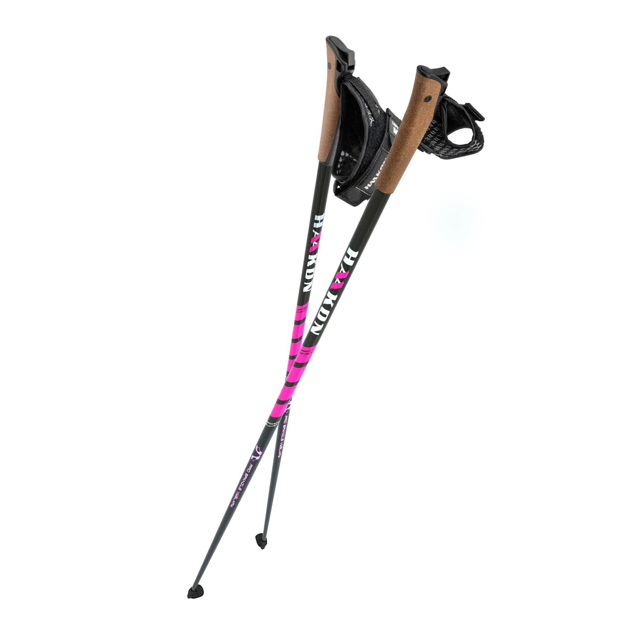 HAAKON Nordic walking hole HAAKON Black-Pink Carbon Composite
