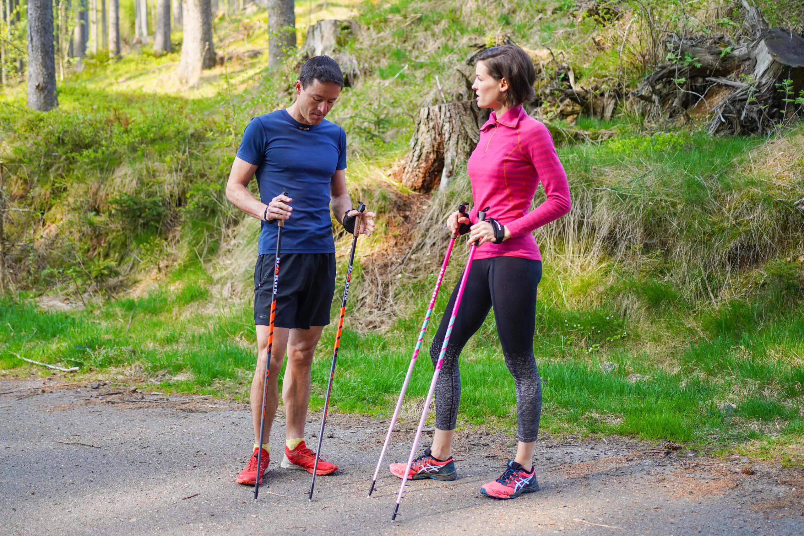 Nordic walking stokken Black-Pink Carbon Composite 7/7