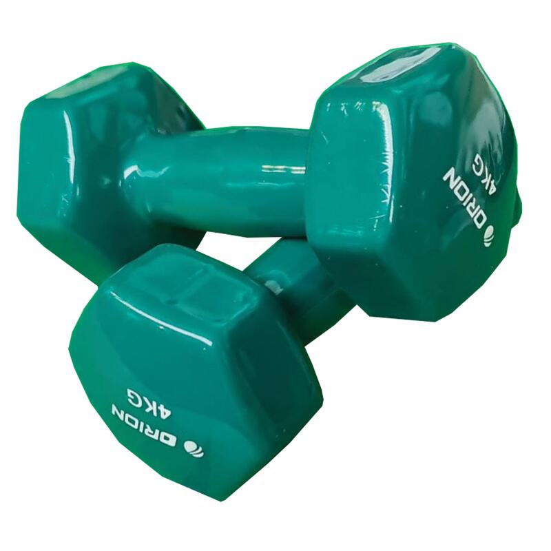 Gantera vinyl Orion 4 kg verde