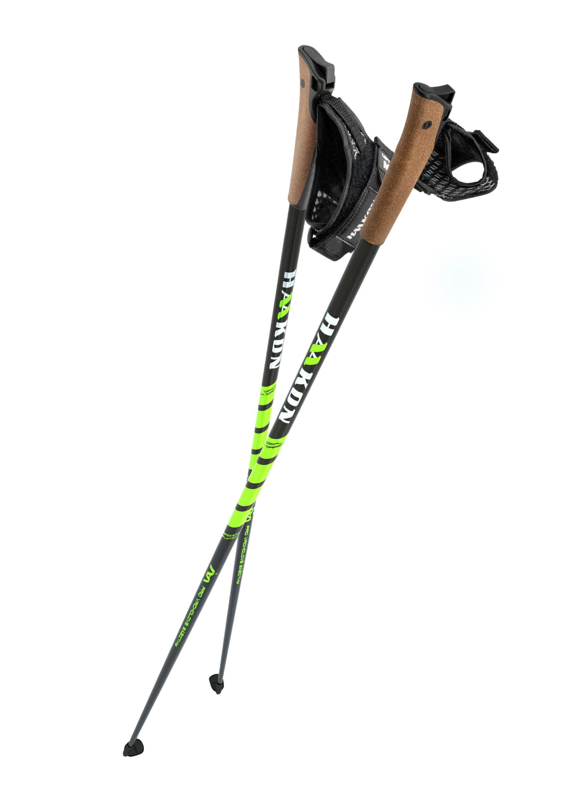 HAAKON Nordic walking stokken Neon 100% HM Carbon
