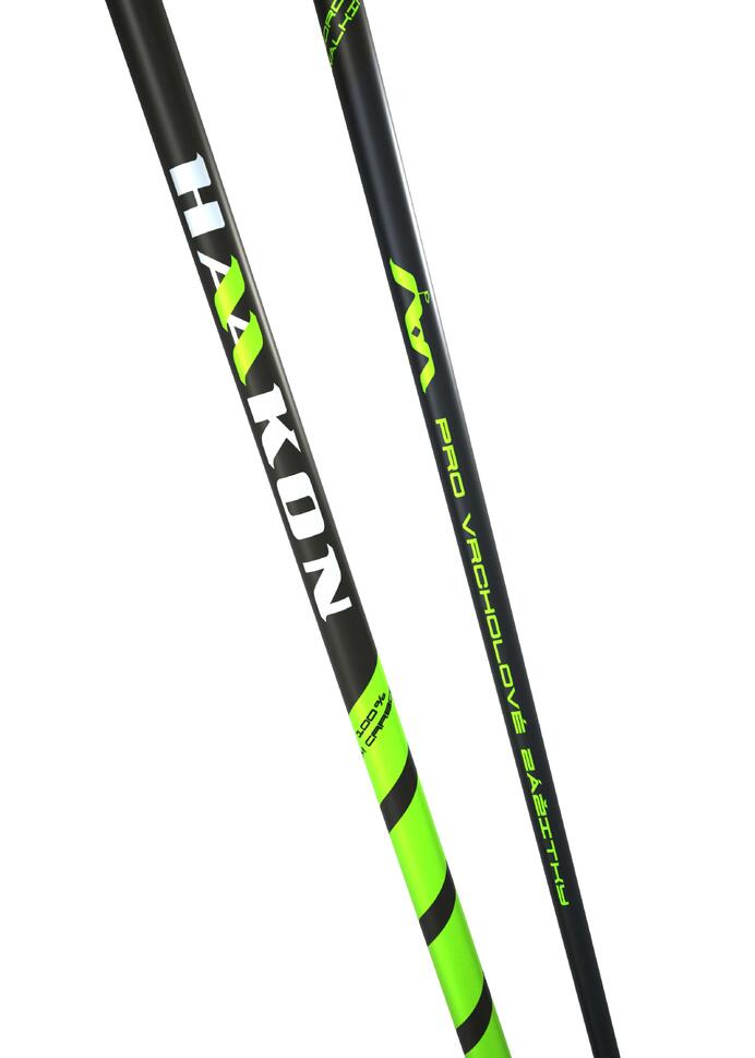 Kije do Nordic walking HAAKON Neon 100% HM carbon