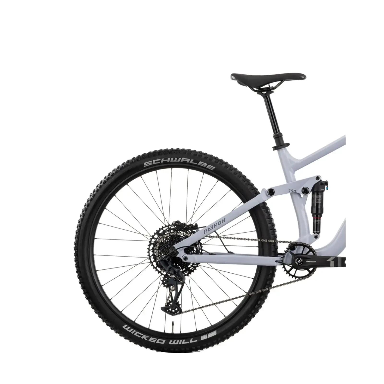 Bicicleta Full Suspension Raymon Yara 150 Ultra 2025 - 29 Inch, M, Alb - GX 4/5