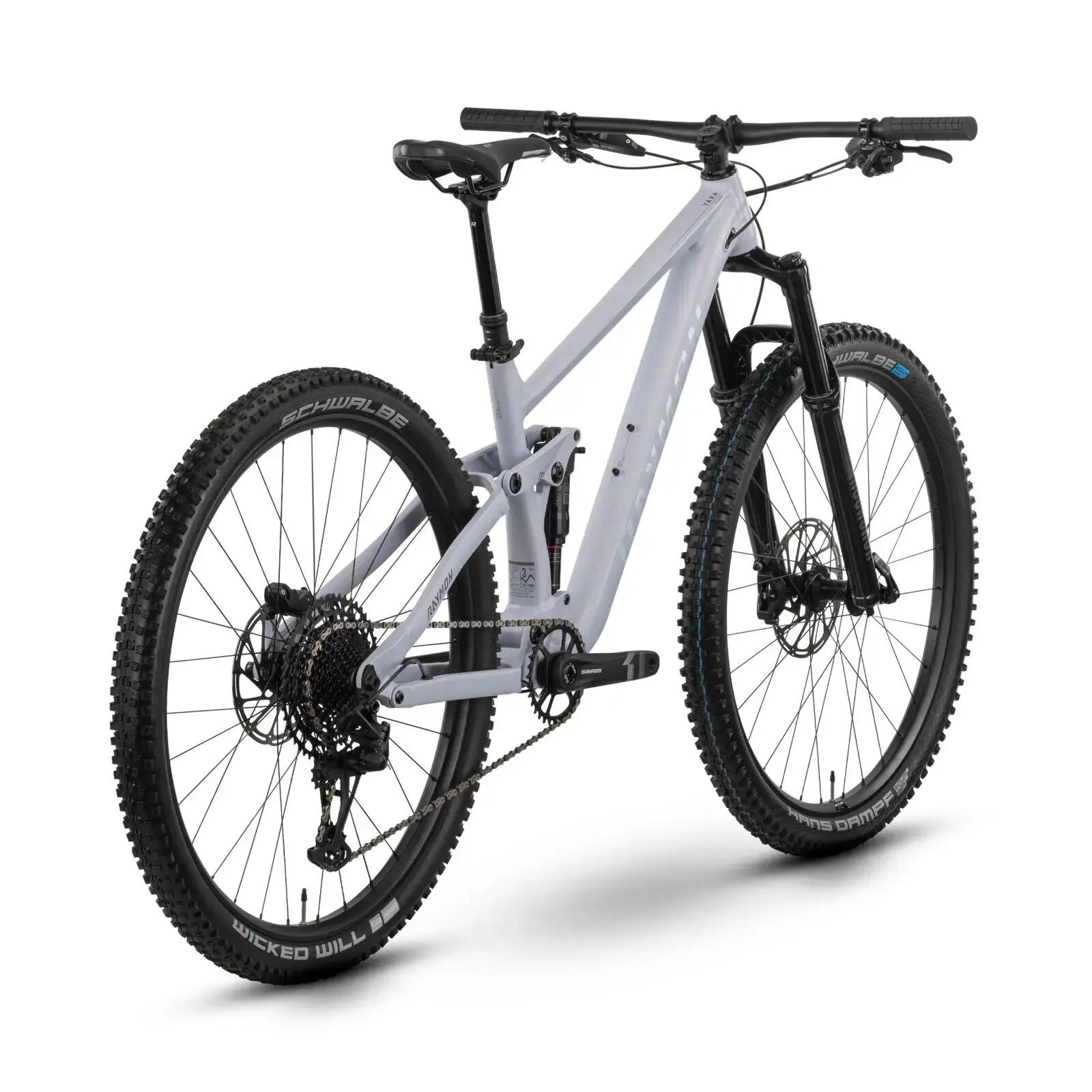 Bicicleta Full Suspension Raymon Yara 150 Ultra 2025 - 29 Inch, M, Alb - GX 3/5