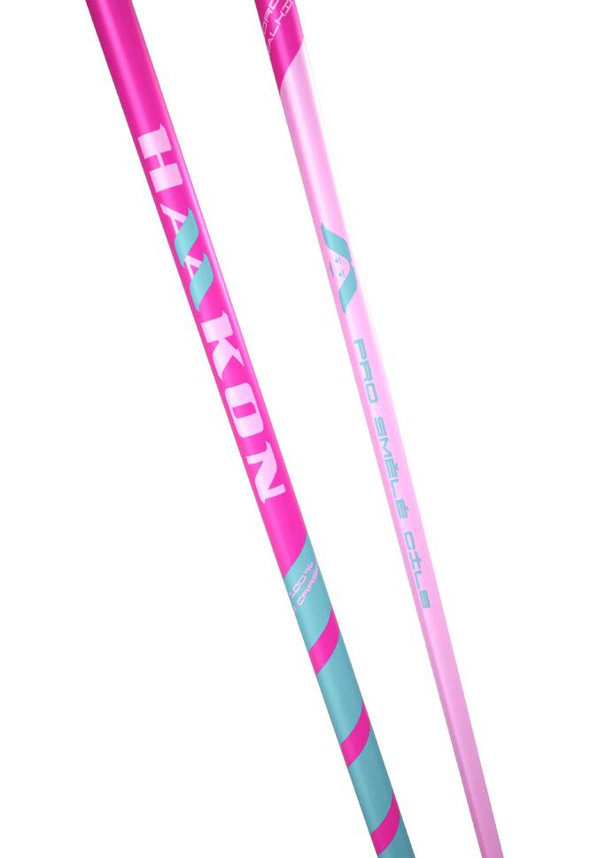 Kije do Nordic walking HAAKON Pink 100% HM carbon