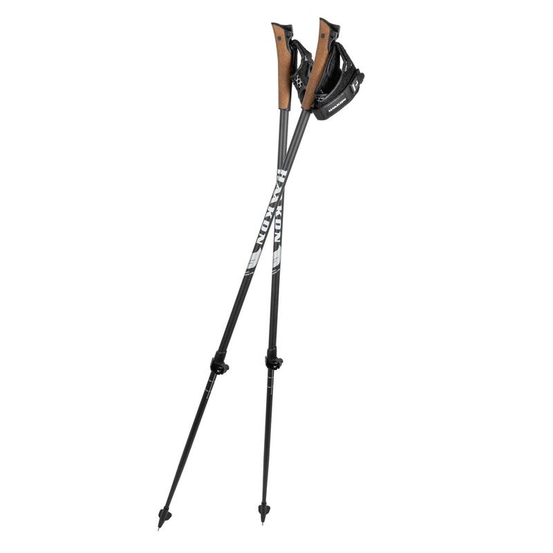 Nordic walking hole HAAKON Silver Teleskopické