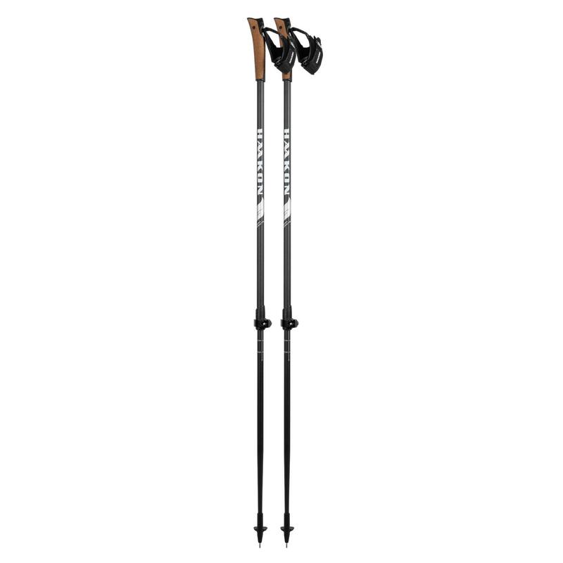 Nordic walking hole HAAKON Silver Teleskopické