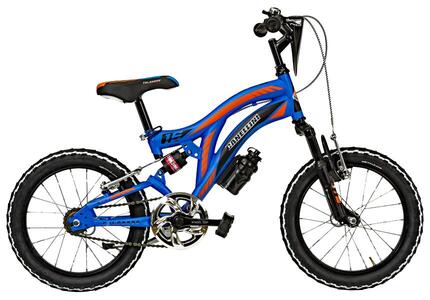 Vélo enfant Canellini COLORADO 16" tout-suspendu noir/jaune