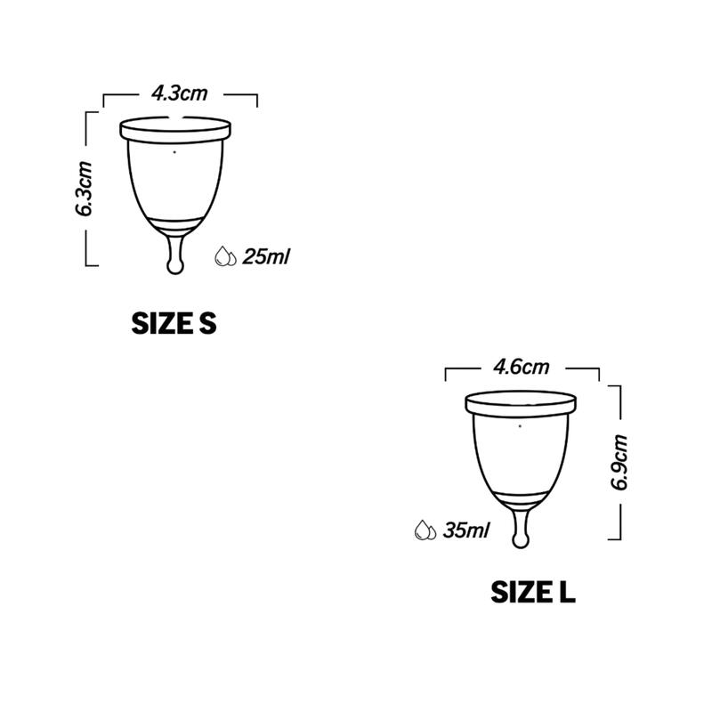 Kit de Copa Menstrual Ecowoman + Vaso esterilizador + Bolsita de algodón 4/5