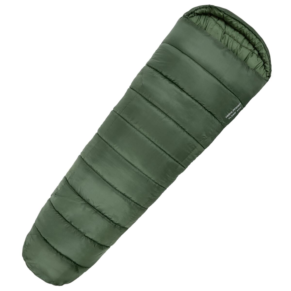 HIGHLANDER Highlander Forces Phoenix Flame 400 Mummy Sleeping Bag Olive Green