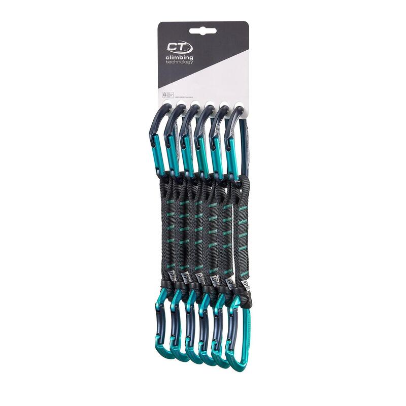 Ekspresy wspinaczkowe Climbing Technology Lime Set NY Pro 17 cm 6-Pack