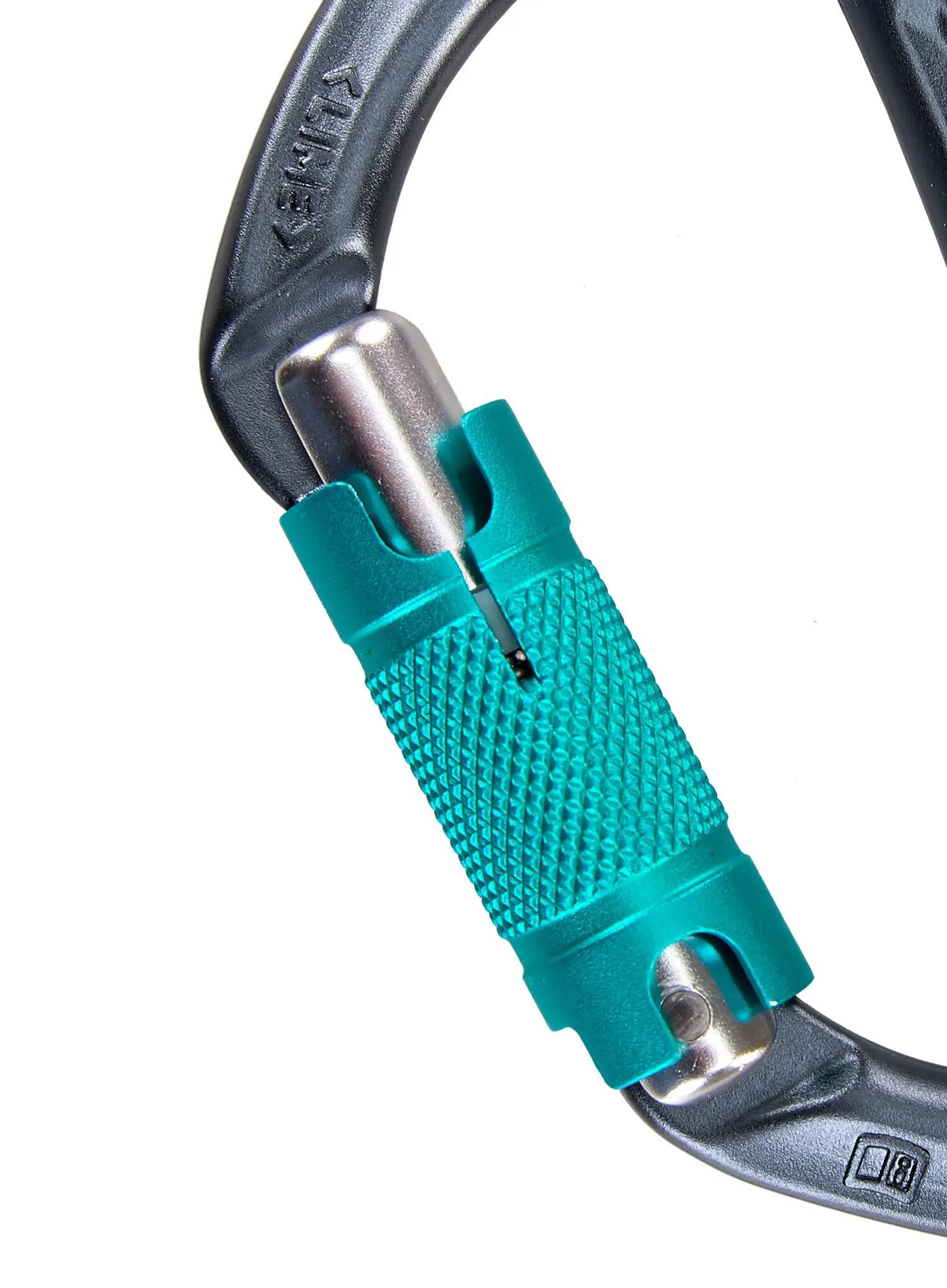 Mousqueton Climbing Technology Lime WG - gris/bleu marine 2/2