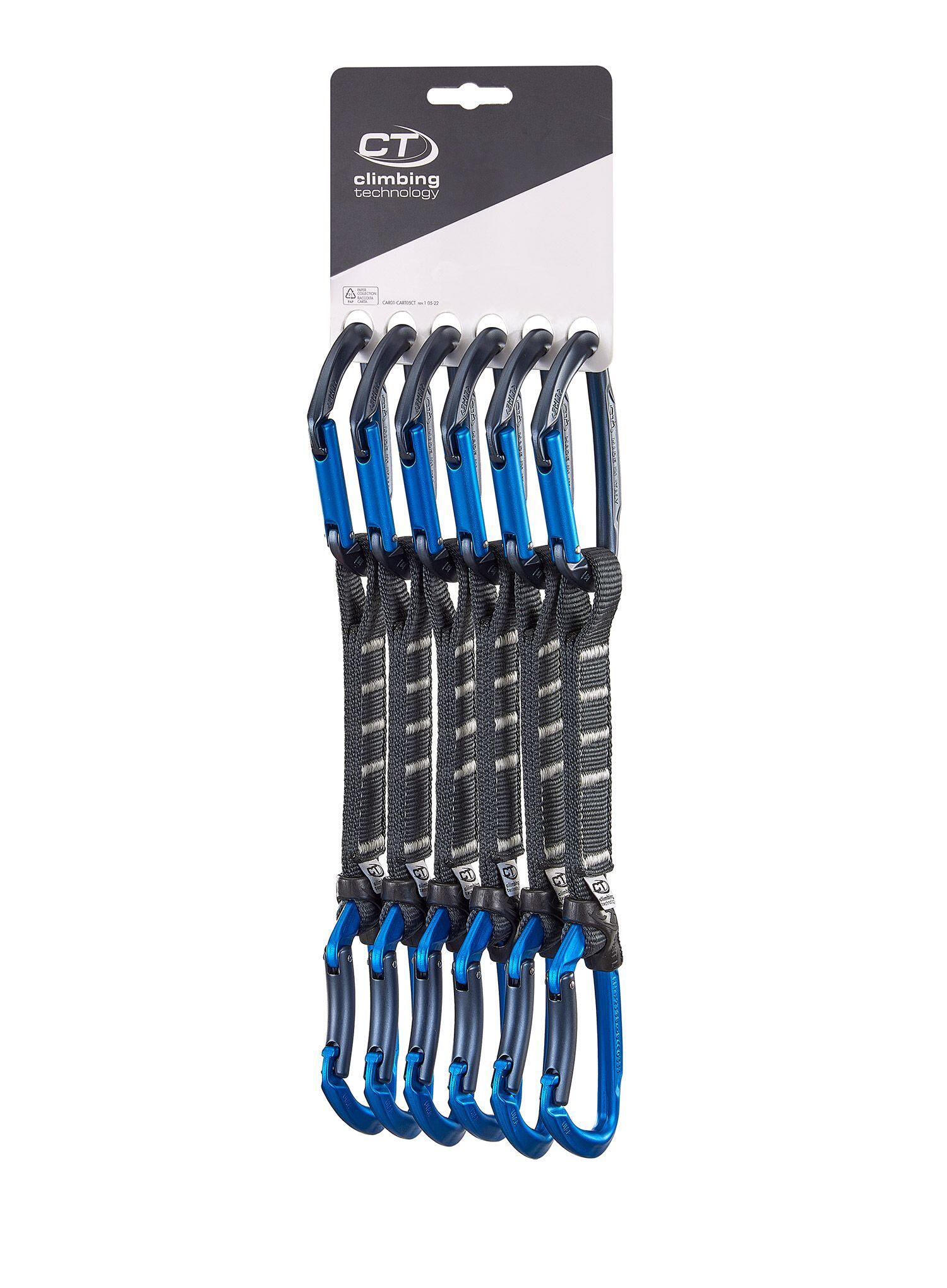 Ekspresy wspinaczkowe Climbing Technology Lime Set NY Pro 17 cm 6-Pack 1/2