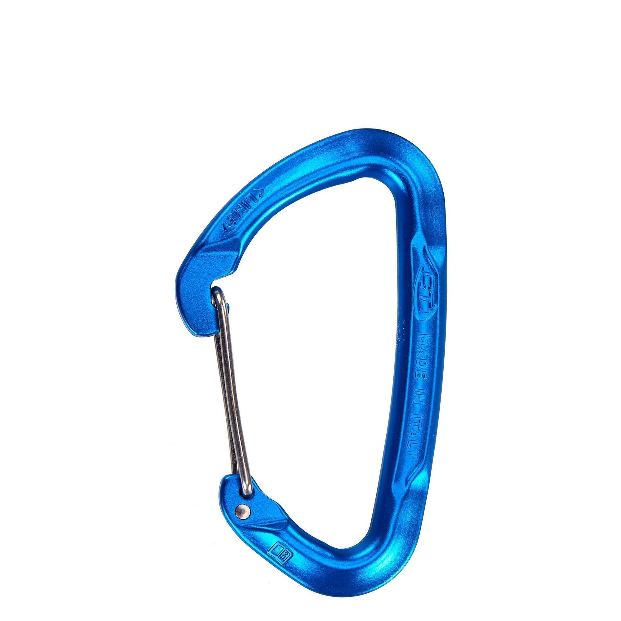 Climbing Technology - Mousqueton Climbing Technology Lime W Alliage Léger Forgé Wire Gate Compact Blue - Mousqueton D'Escalade - Bleu - Taille Unique - Decathlon