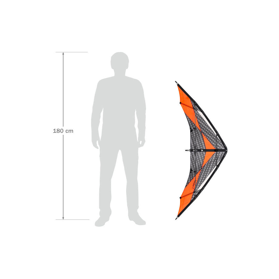 Arrow S - Lenkdrachen, ab 14 Jahren, 55 x 149cm, Speedkite 6/6