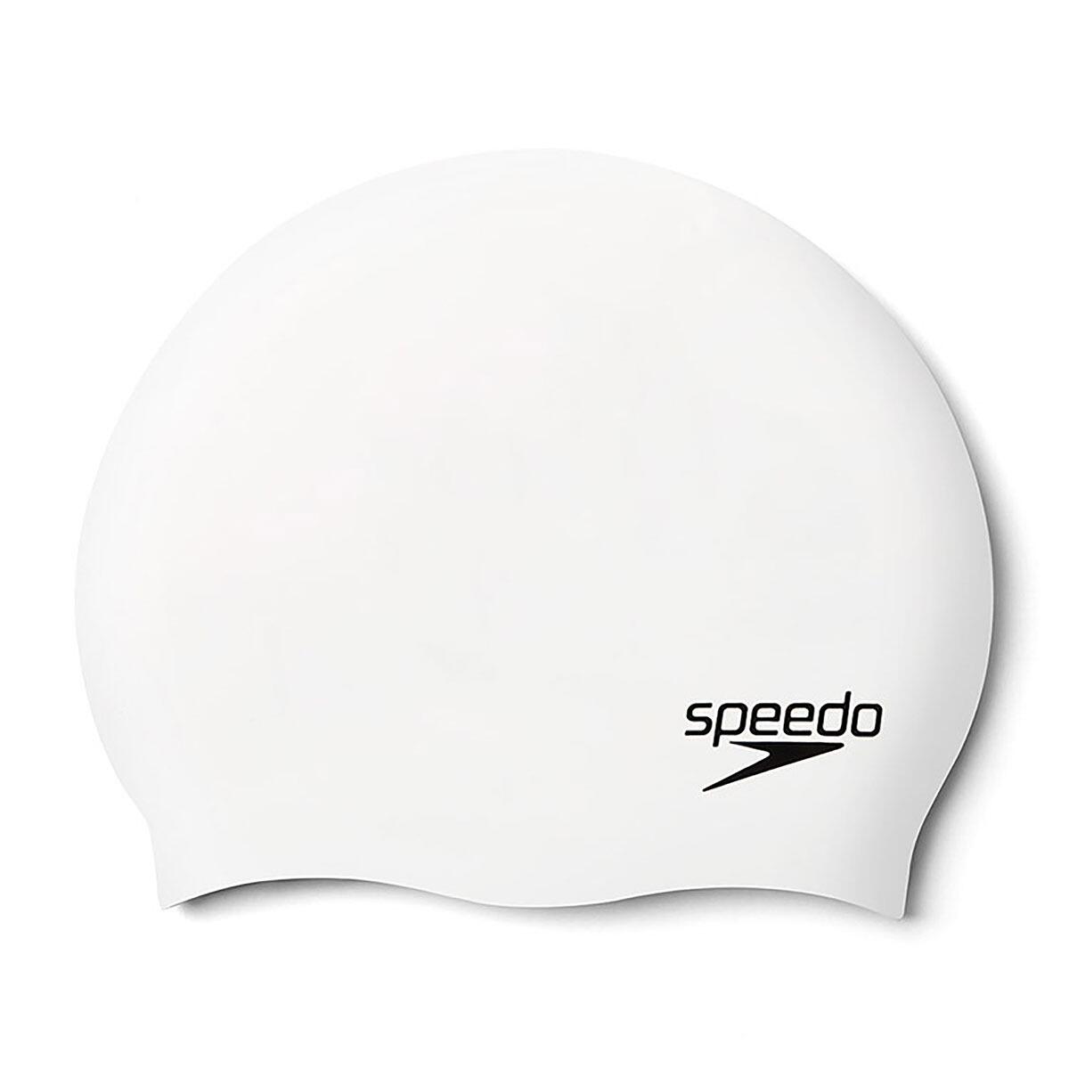 Speedo Silicone Swim Cap Blanc FLAT 4/4