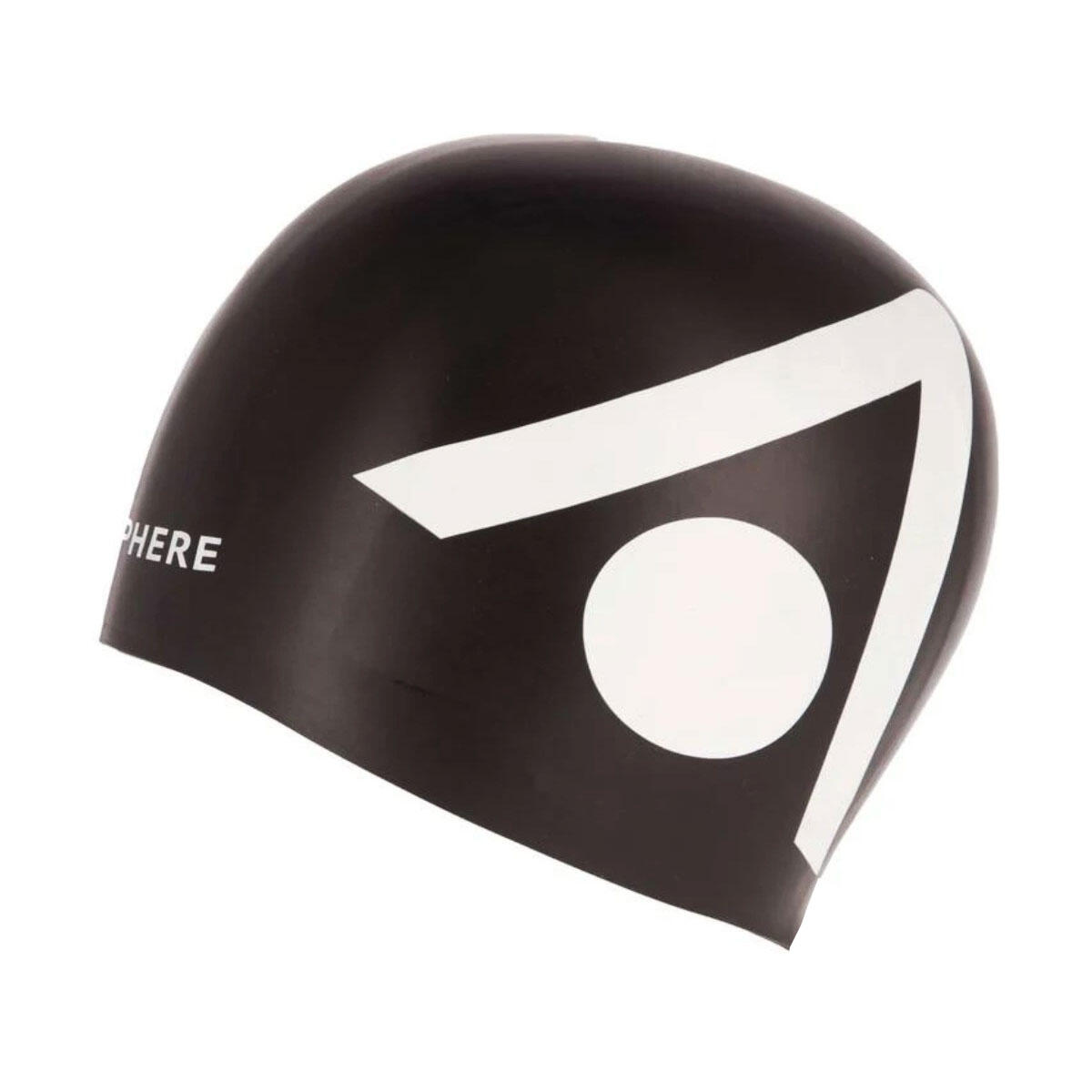 Aqua Sphere Tri Cap - Black/ White 2/3