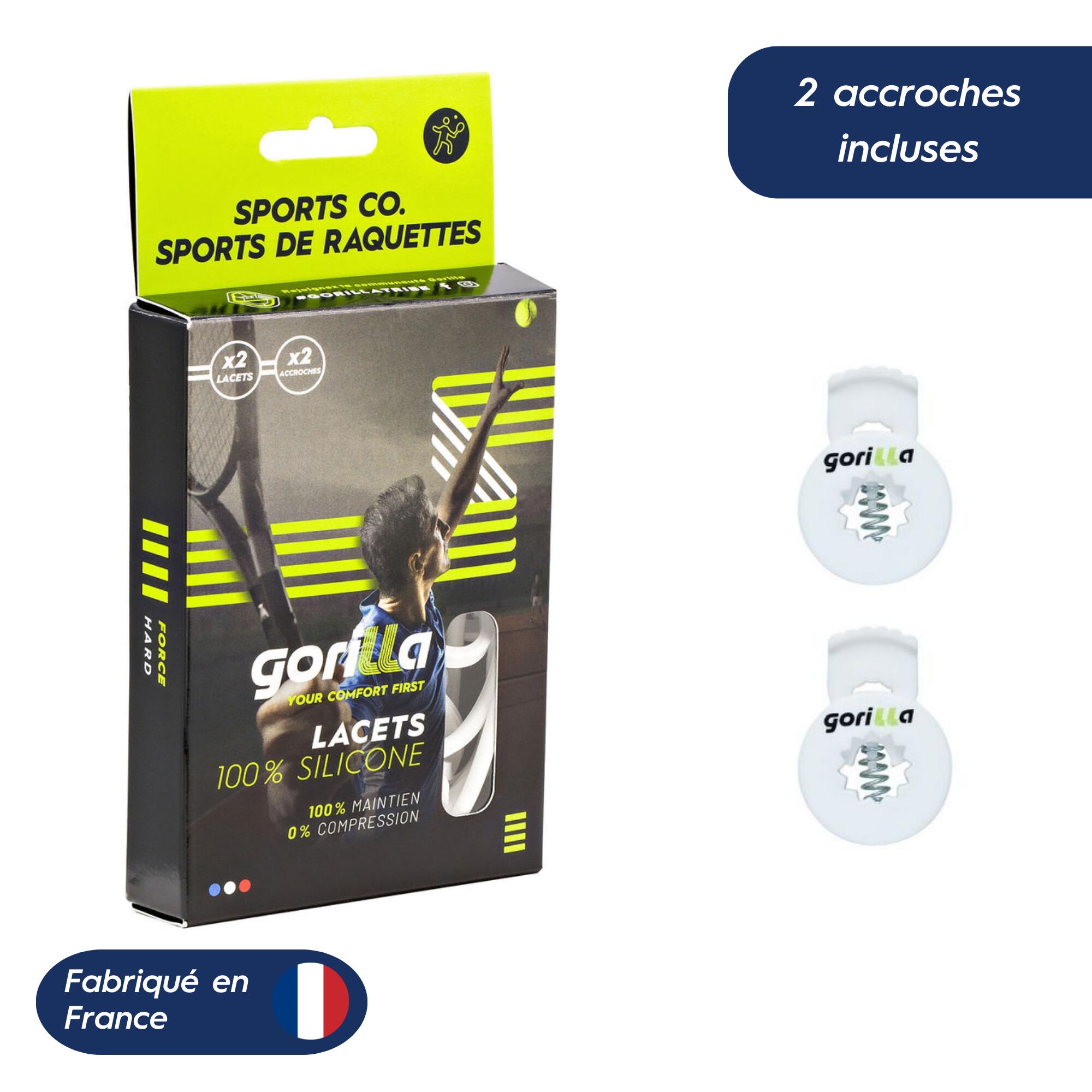 Cordões elásticos de silicone para desportos de equipa Gorilla 4/5