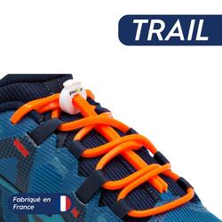 Lacets Élastiques Trail Confort Optimal en Silicone - noir