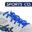 Lacets Élastiques Tennis Basketball Appuis Optimaux en Silicone bleu indigo vif