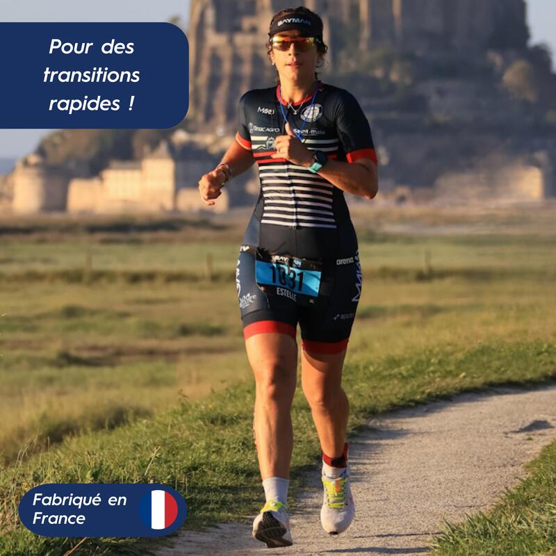 Lacets Rapide Triathlon Élastique Confort Optimal Silicone - rose fluo