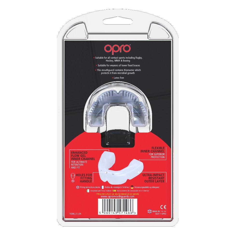Ochraniacz na Zęby Opro Lower Braces Biały 4/4
