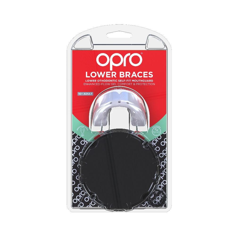 Ochraniacz na Zęby Opro Lower Braces Biały 2/4