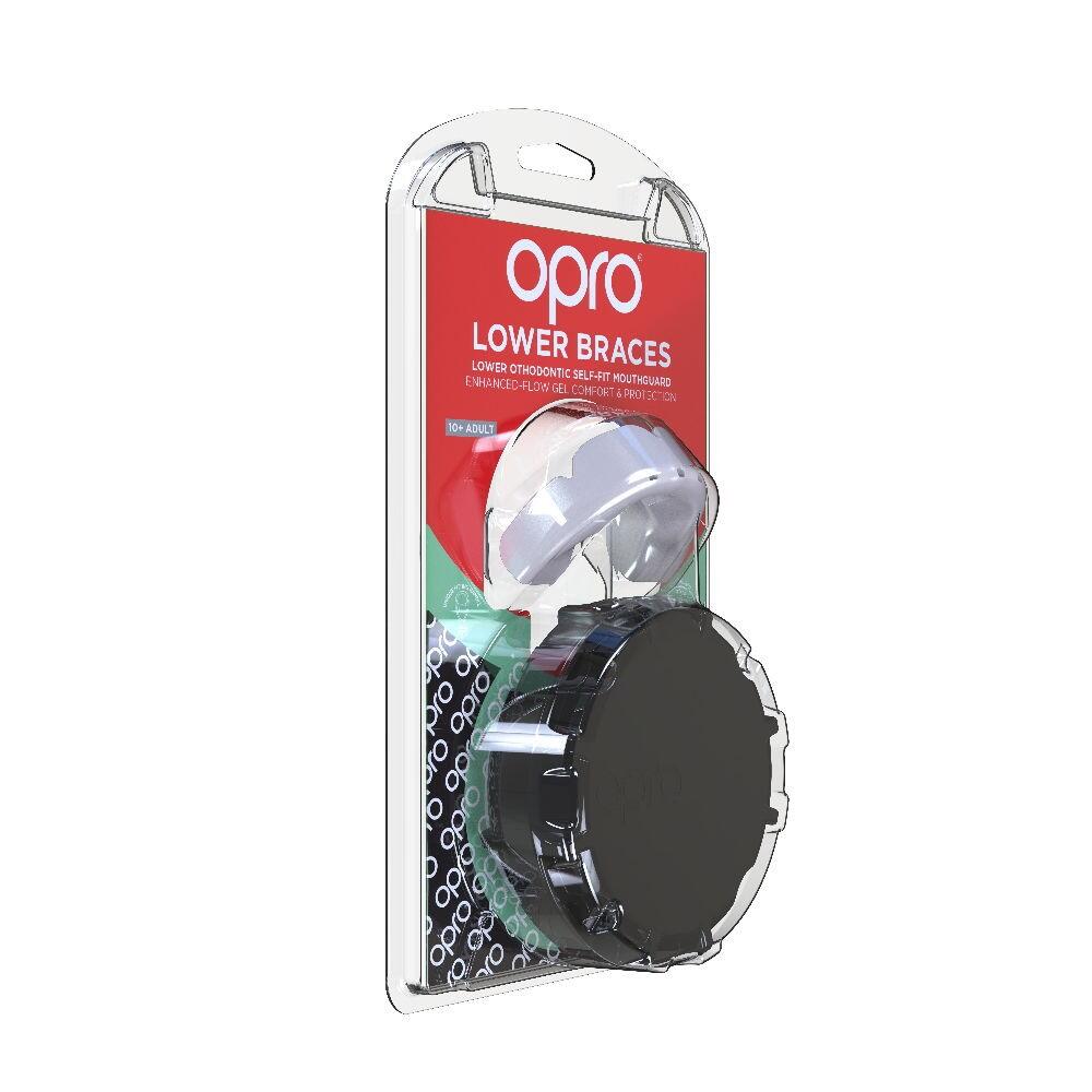 Ochraniacz na Zęby Opro Lower Braces Biały 3/4