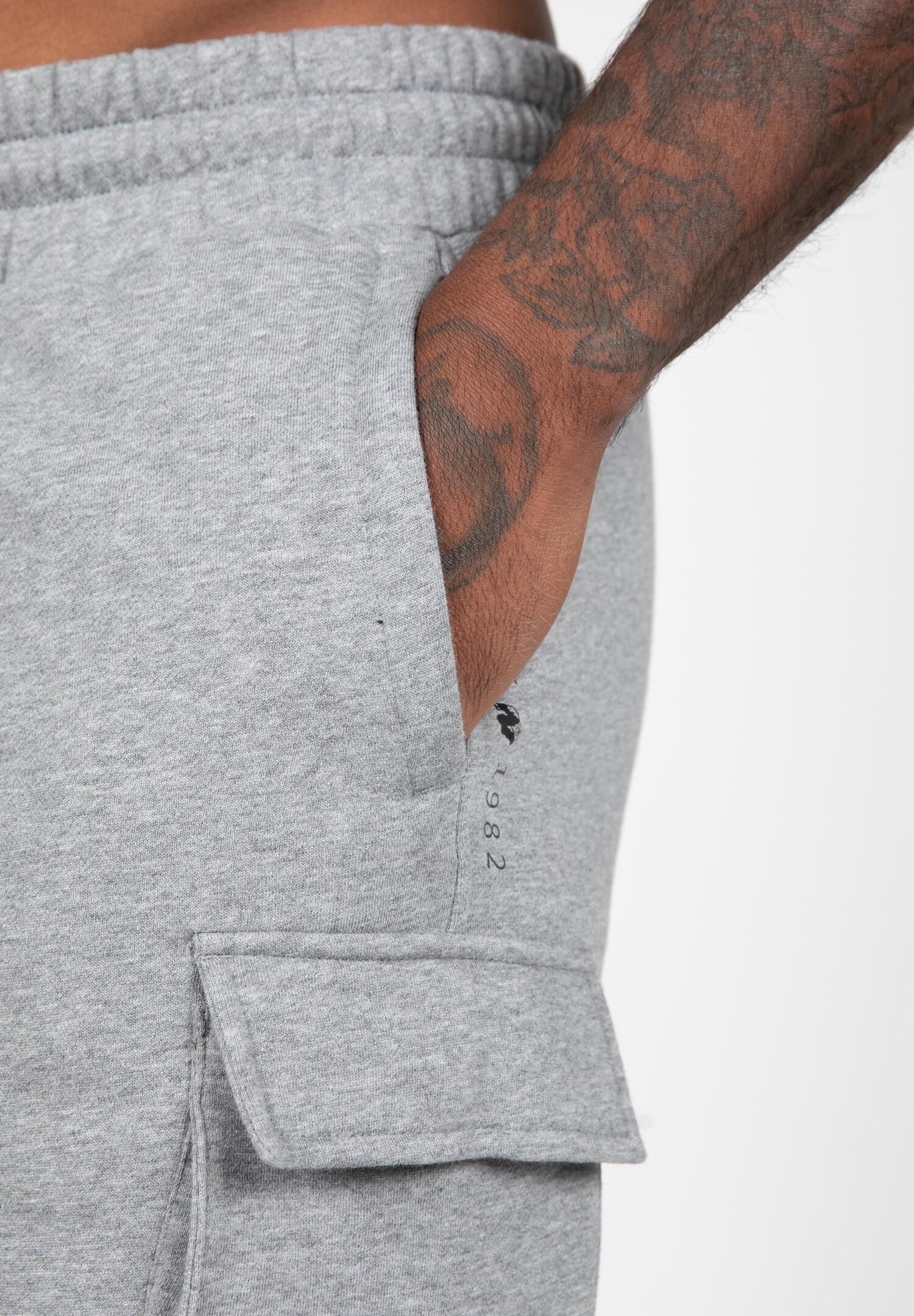Hudson Cargo Sweat Szorty - Szary Melange 6/6