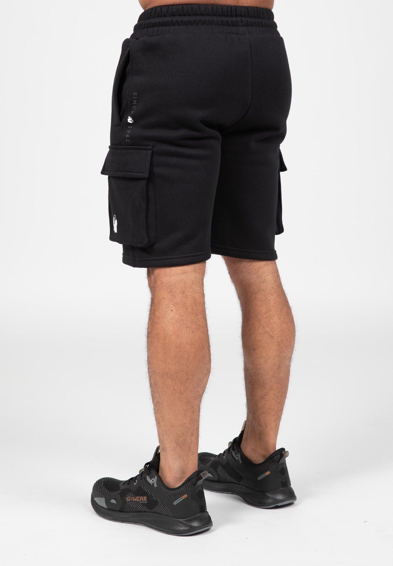 Hudson Cargo Sweat Shorts - Zwart 4/6