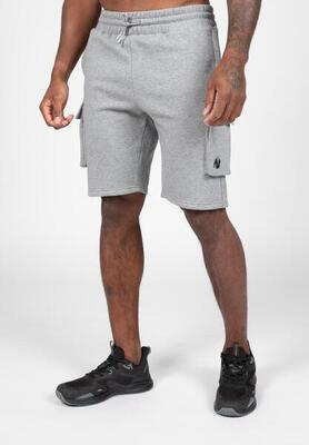 Hudson cargo sweat shorts - grijs melange