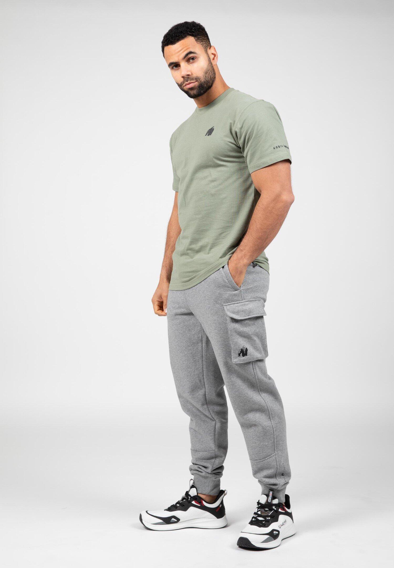 Hudson Cargo SweatPantalon - Grau Melange 3/6