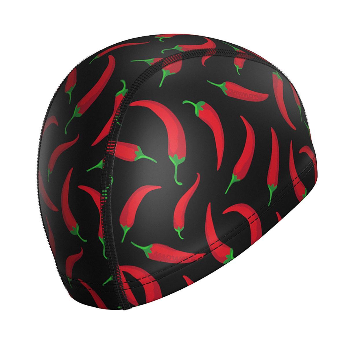 Gorro de baño estampado de licra Mad Wave - Peppers 5/5