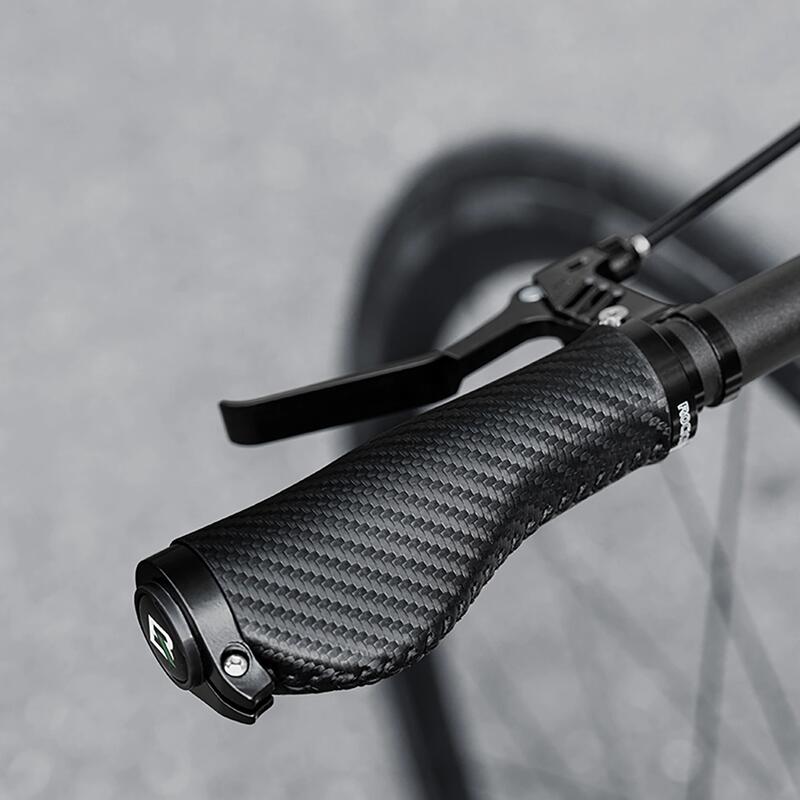 Mâner biciclete ergonomic antiderapant Rockbros Negru