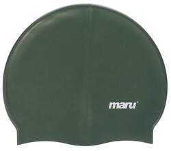 Bonnet de bain en silicone Maru - Vert foncé