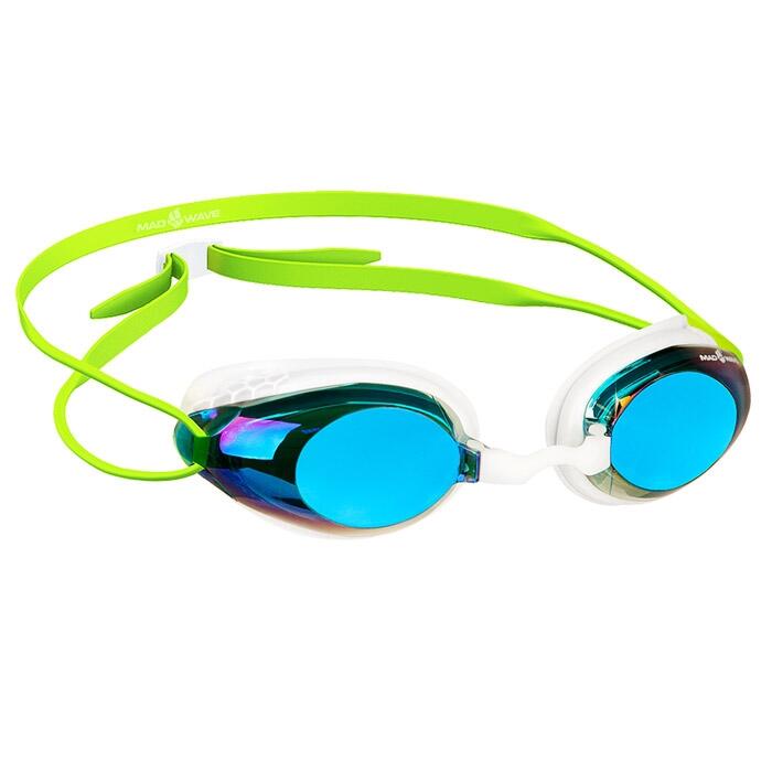 Gogle Lustrzane Mad Wave Honey Rainbow – Zielone
