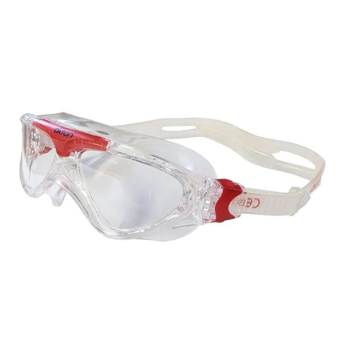 Gogle Akron Shark Junior – Przezroczyste/Czerwone