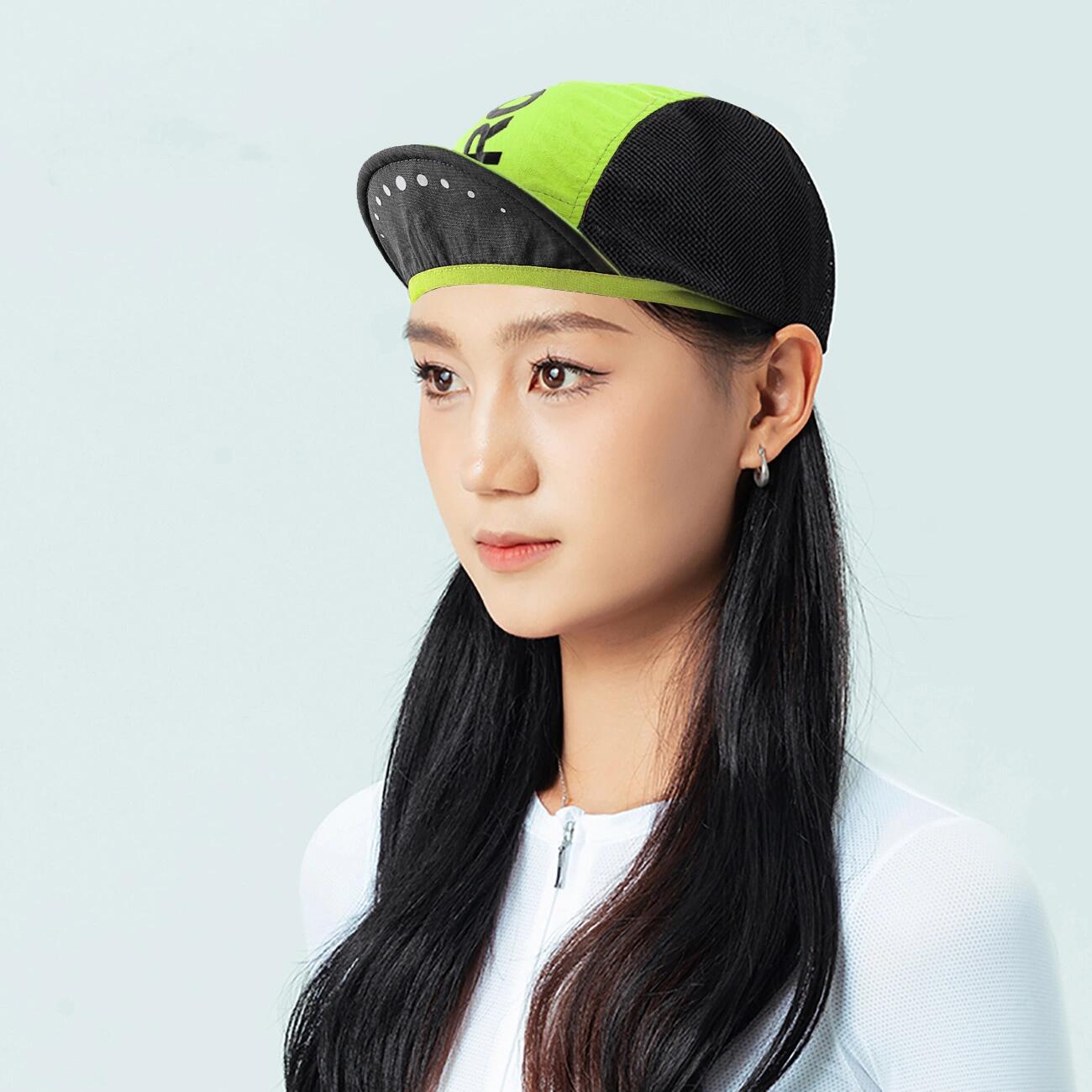 Casquette de cyclisme Rockbros avec visière, couvre-casque - vert 2/2