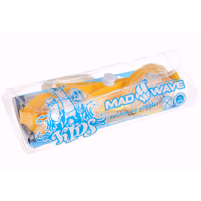 Gogle Mad Wave Stalker Junior – Żółte