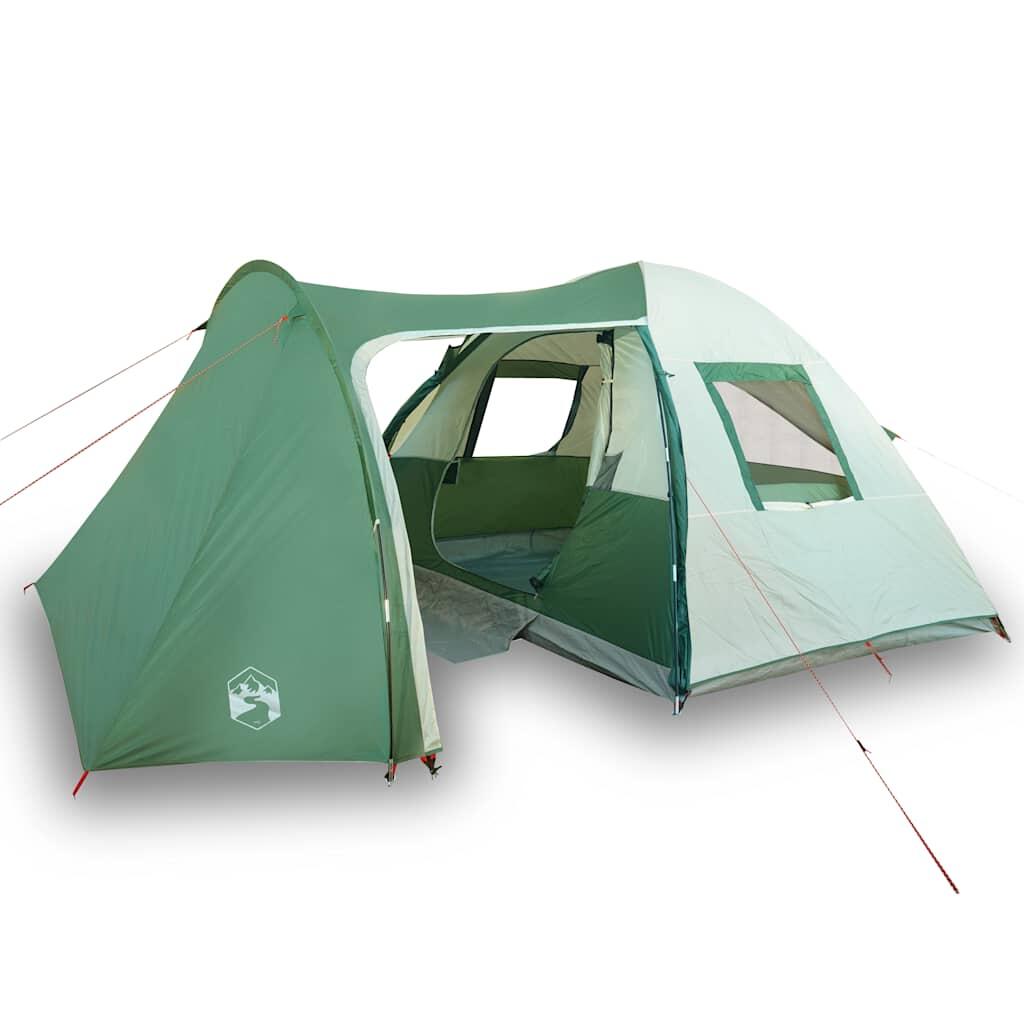 korsika camping zelt Skandika Kuppelzelt 9 Sleeper | Großes Familienzelt für 9 Personen, mit 3 Schlafkabinen, Sleeper Technology, 5000 mm Wassersäule, 2m Stehhöhe Gehäusefarbe:Creme Reinigungsmittel Air Seconds 4.1 Fresh