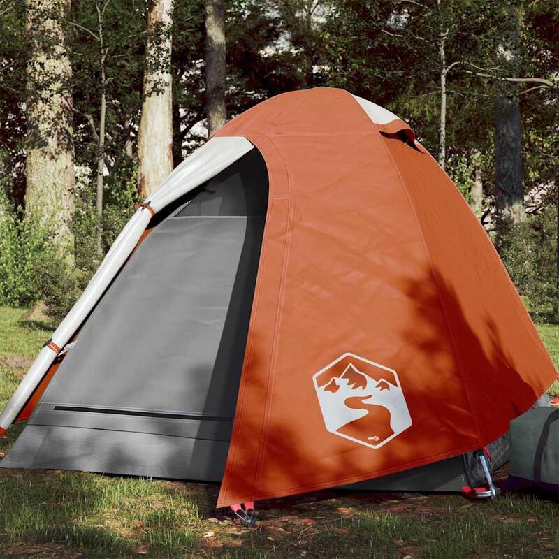 Vidaxl Tente Dôme Étanche 2 Personnes Orange