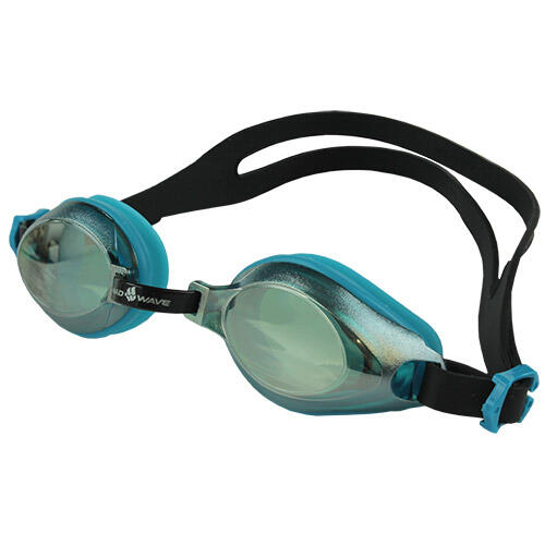 Occhiali Mad Wave Junior Aqua Mirror Blu 1/2