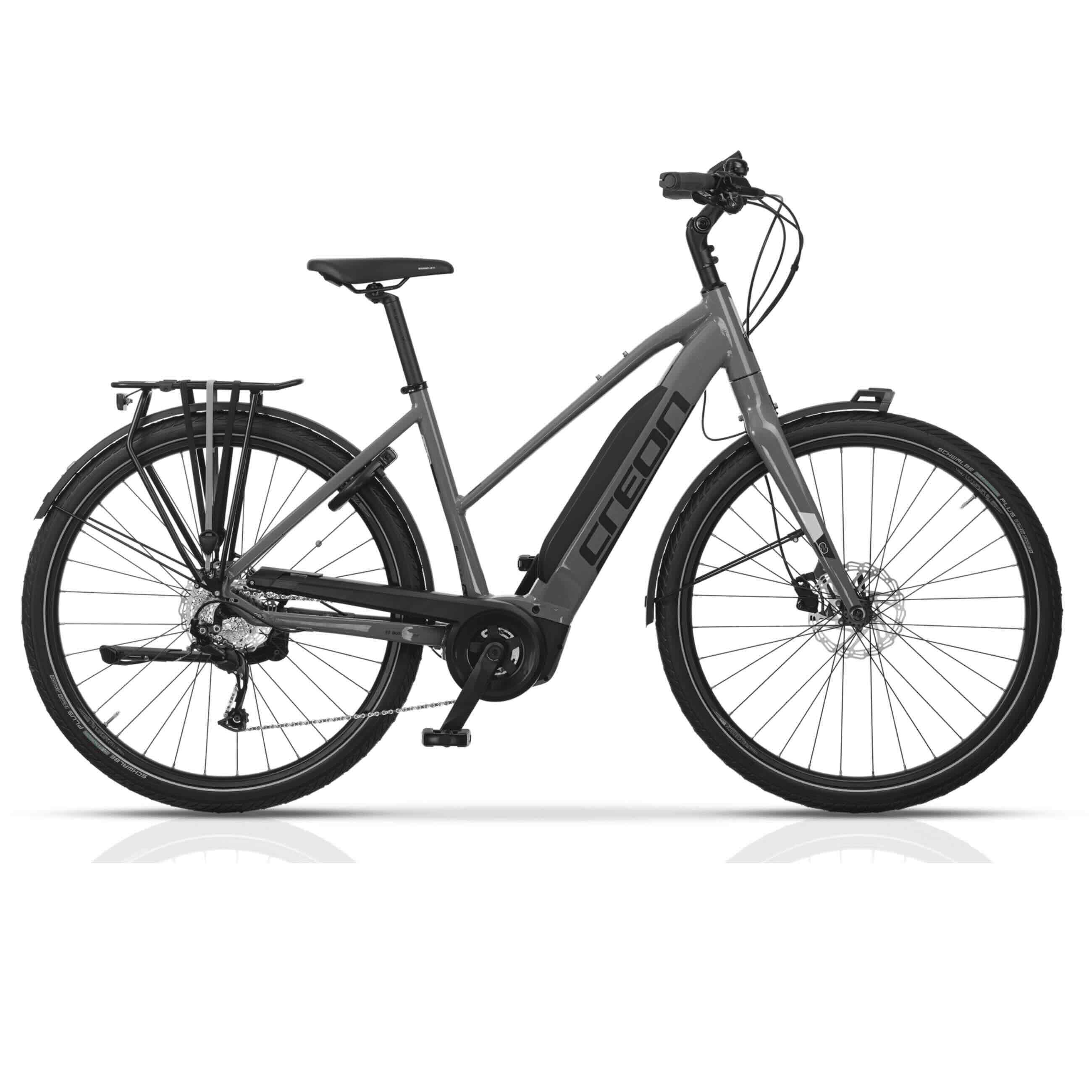 Airtracks - 28" Femmes Vélo Électrique Trekking Lumina Gx3 Bosch Active Line Plus 500 Wh 9v - Vélo De Voyage - Gris - 55 Cm - Decathlon