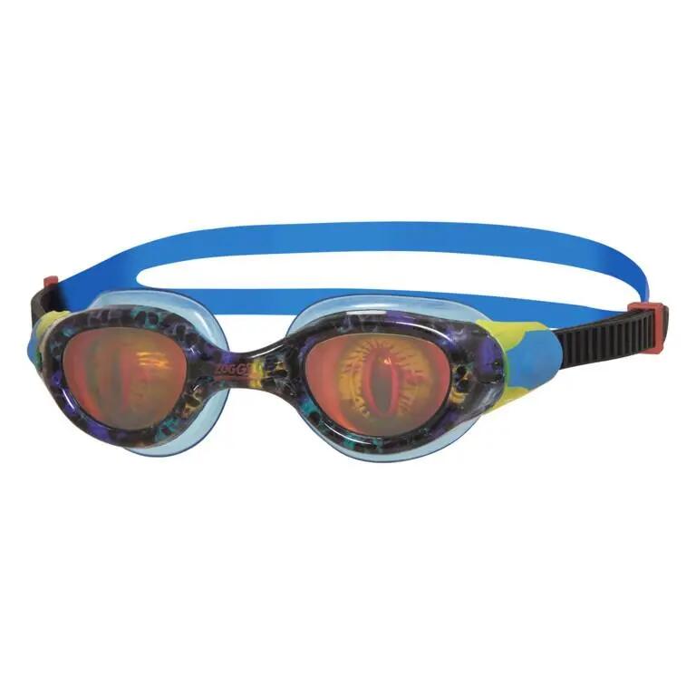 Lunettes de protection Zoggs Sea Demon Junior - Noir/Bleu/Hologramme 2/5