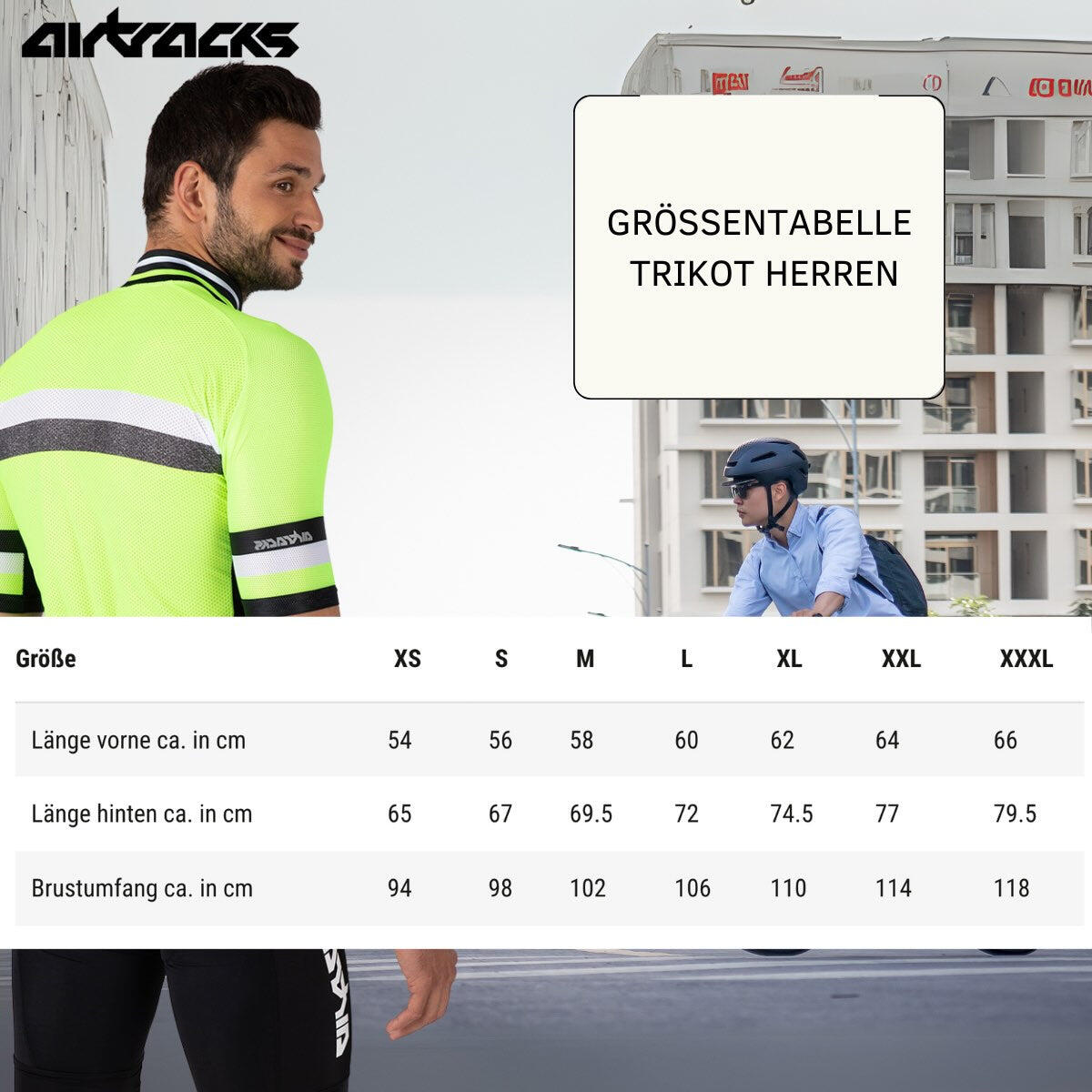 Herren Fahrradtrikot Kurzarm Pro Line III Neon-Schwarz 3/4
