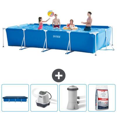 Frame zwembad rechthoekig - 450x220x84 cm + accessoires cb53